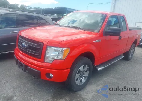2014 Ford F-150 Stx z USA, uszkodzony, nr VIN 1FTEX1EM2EFB48870